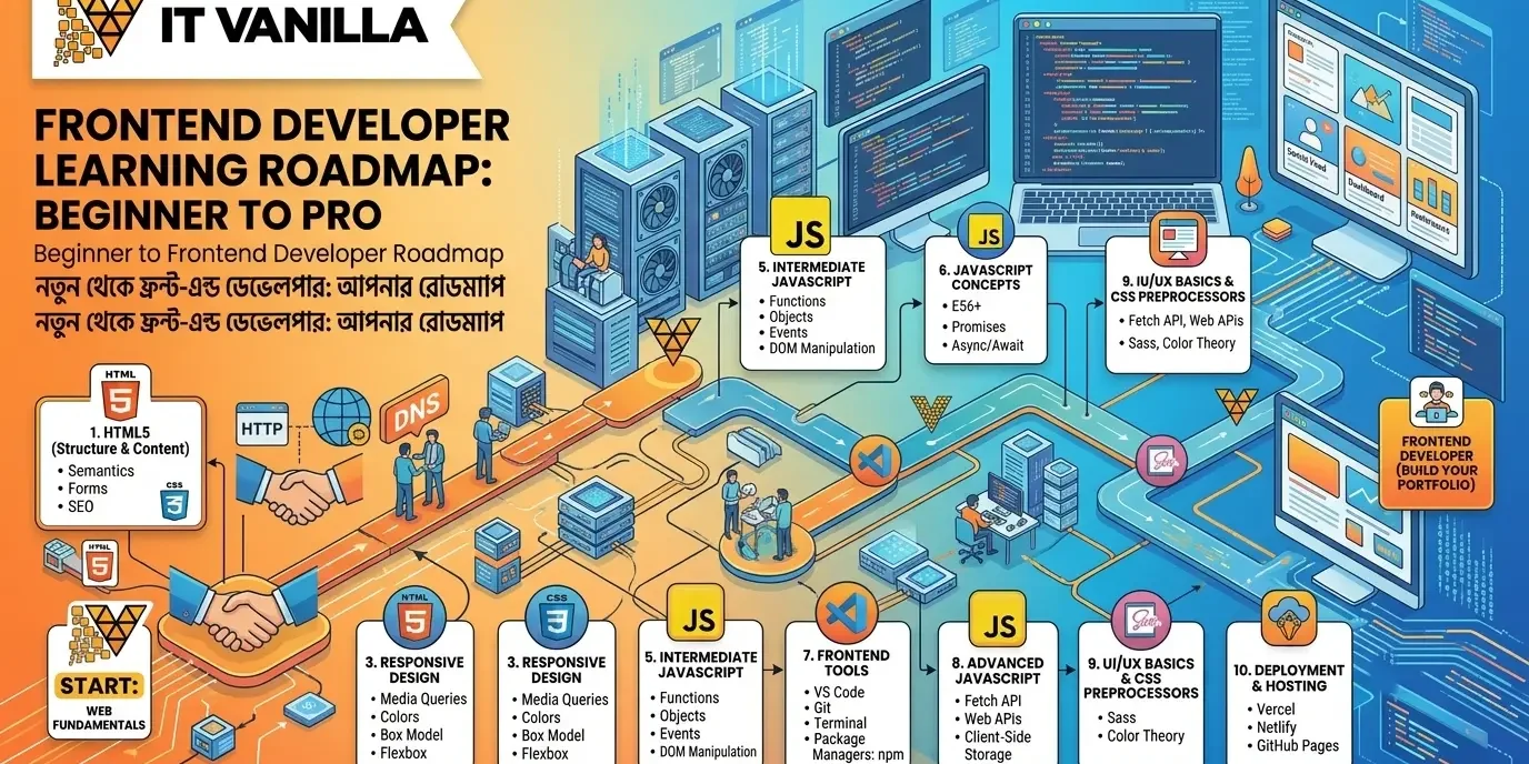 HTML CSS JavaScript Roadmap