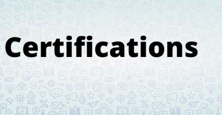 certifications